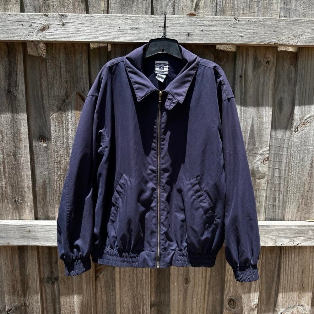 Lee 2000s navy blue lined windbreaker jacket Size Lg